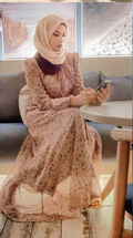 Floral Printed Chiffon Dress