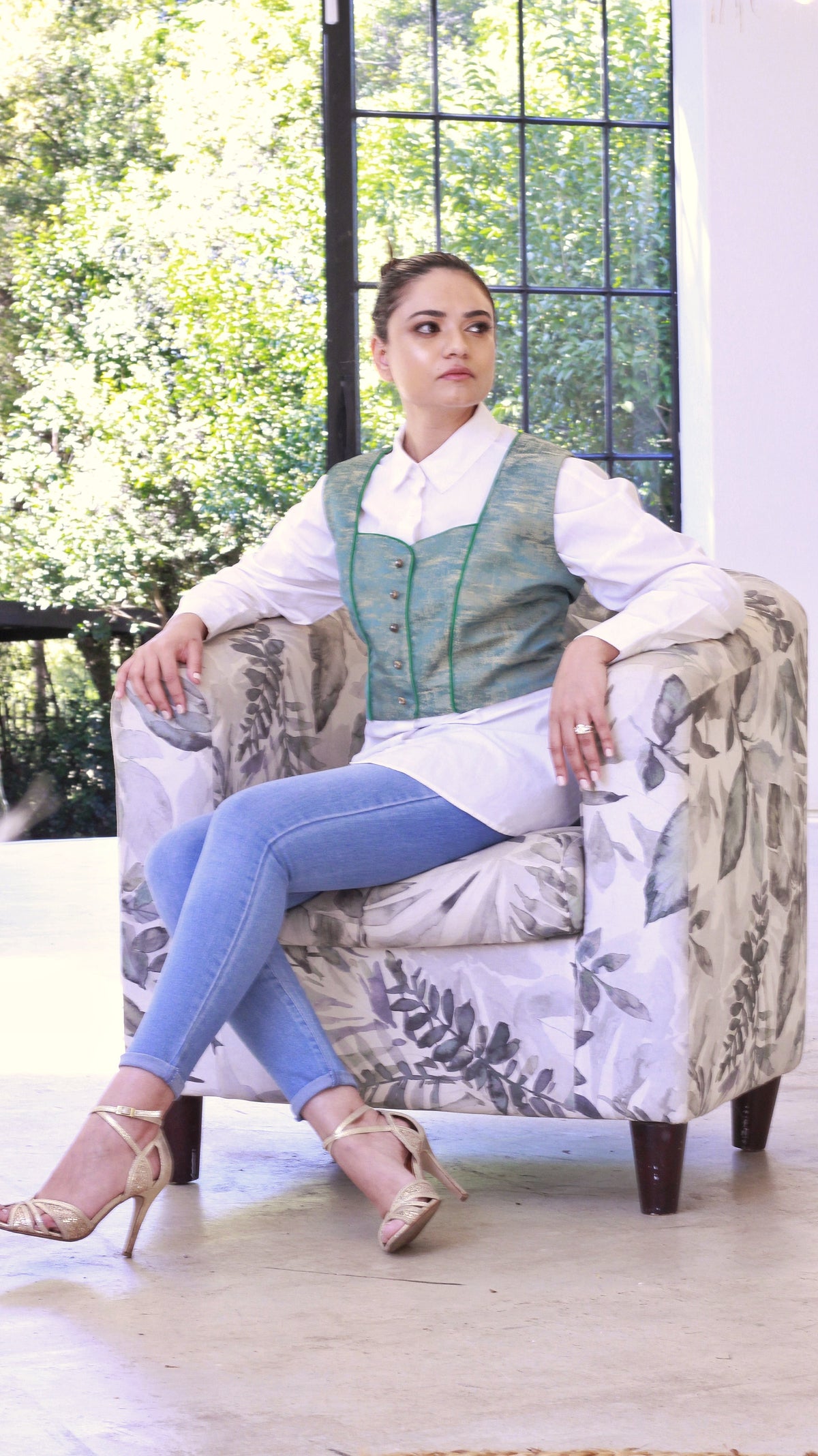 Vintage Waistcoat styled look